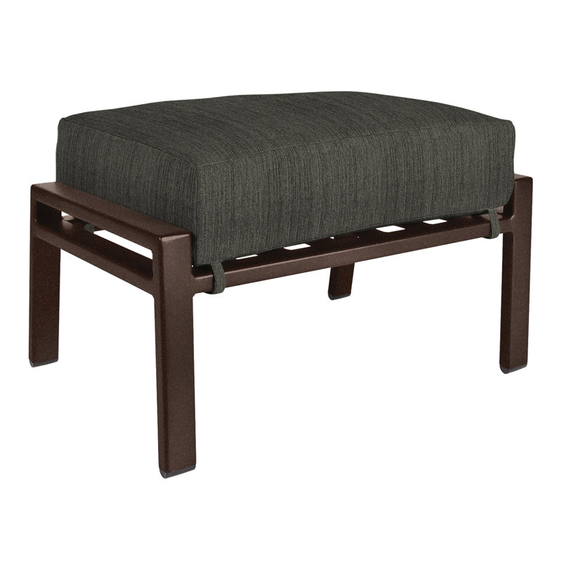 Aris Outdoor Ottoman, Copper Creek, Cast Lagoon