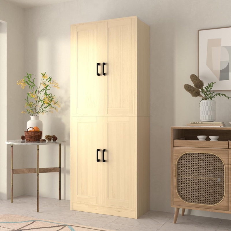 Kitchen Pantry Cabinet, 71" Tall Kitchen Pantry Storage Cabinet With Doors, Kitchen Pantry Hutch With Storage For Kitchen, Dining Room