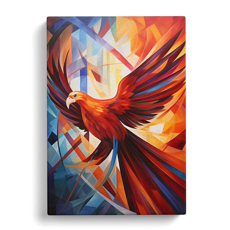 Phoenix Constructivism - Wrapped Canvas, 50cm H x 35cm W x 3cm D
