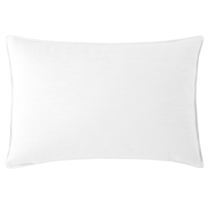 Taie décorative 100% coton Cambric, Très grand, Vanille