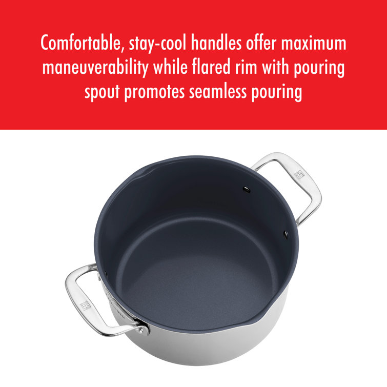 Zwilling Clad CFX Ceramic Nonstick Perfect Pan, 4.5 qt.