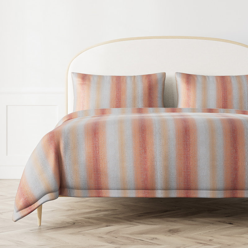 Anguilla Duvet Cover, King Duvet Cover, Shrimp