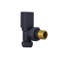 Angled Thermostatic Valve And Manual Radiator Valve Heated Towel Rail Anthracite