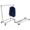 48'' Metal Rolling Industrial Pipe Clothing Rack