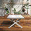 Table basse d'extérieur en aluminium et résine