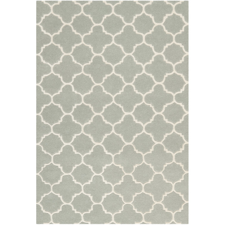 Carolene Hand Tufted Wool Geometric Rug