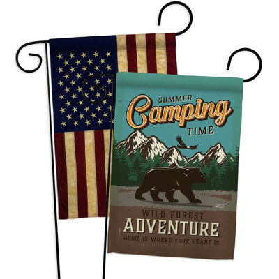Double Sided 18.5'' H x 13'' W Polyester Garden Flag