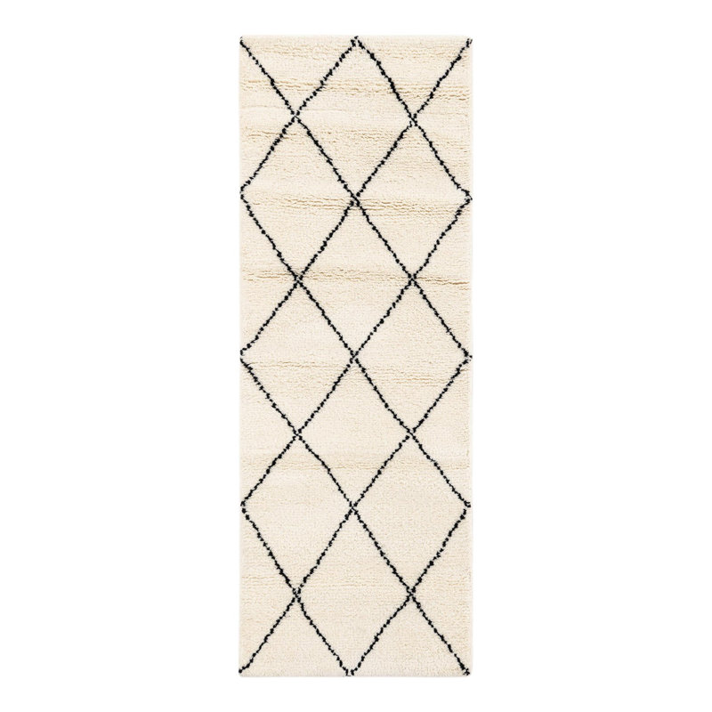 Ans Wool Indoor Rug, Runner 2' x 6'1"