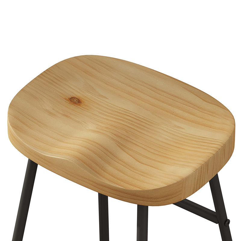 Tabouret 27,17 po Mykaela, Bois