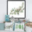 Bouquet de Noël avec branches d'eucalyptus - peinture sur toile à cadre flottant-59850569-59850570