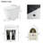 Smart toilet with Built-in Heated Seat, One Piece Elongated Modern Toilet with Adjustable Temp Heated Seat, Auto Flush,  Dual Flush Toilet 1/1.28 GPF, Foot sensor Flush, White Night Light,Knob Control