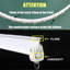 White Plastic / Acrylic 1cm to 500cm 1cm Curtain Track/Rail