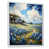 White Floater Framed