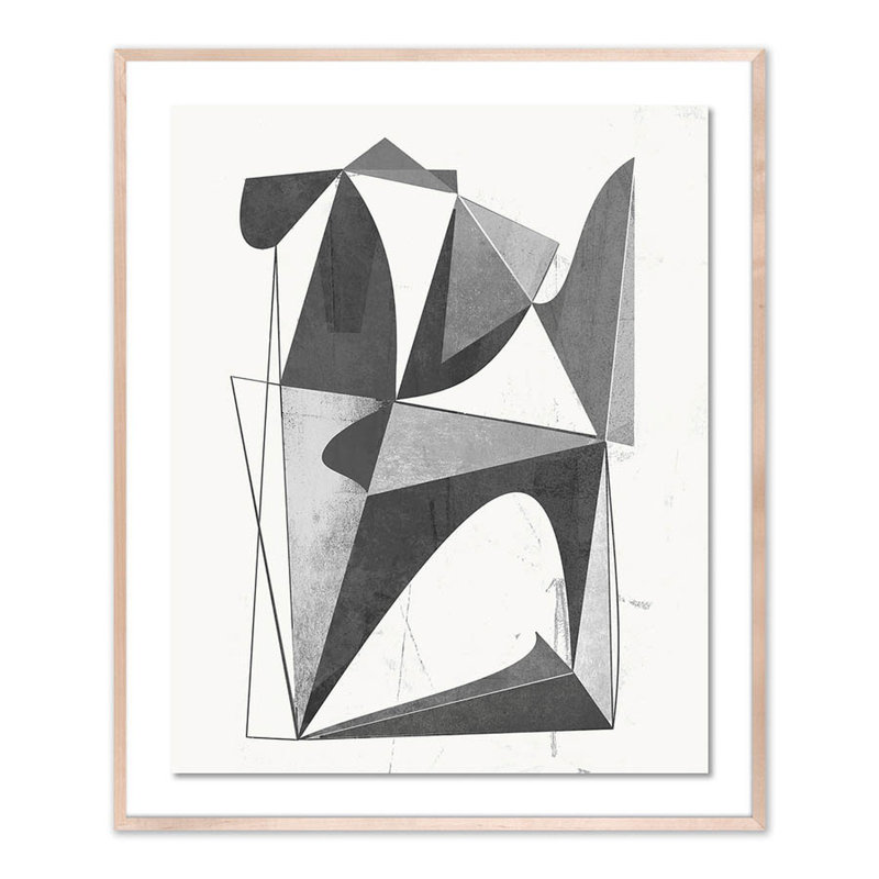 M9V2 Print by Bangbouh Studio, Natural, 48" H x 40" W x 2.5" D