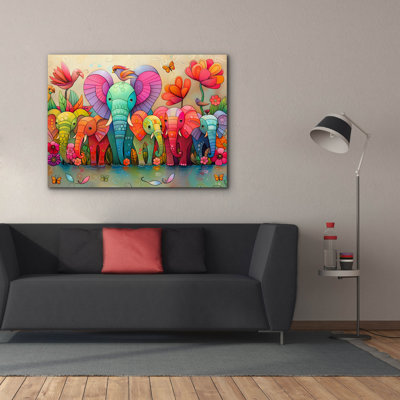 'Color Squad - The Nanny' by RomantzArt Canvas Wall Art