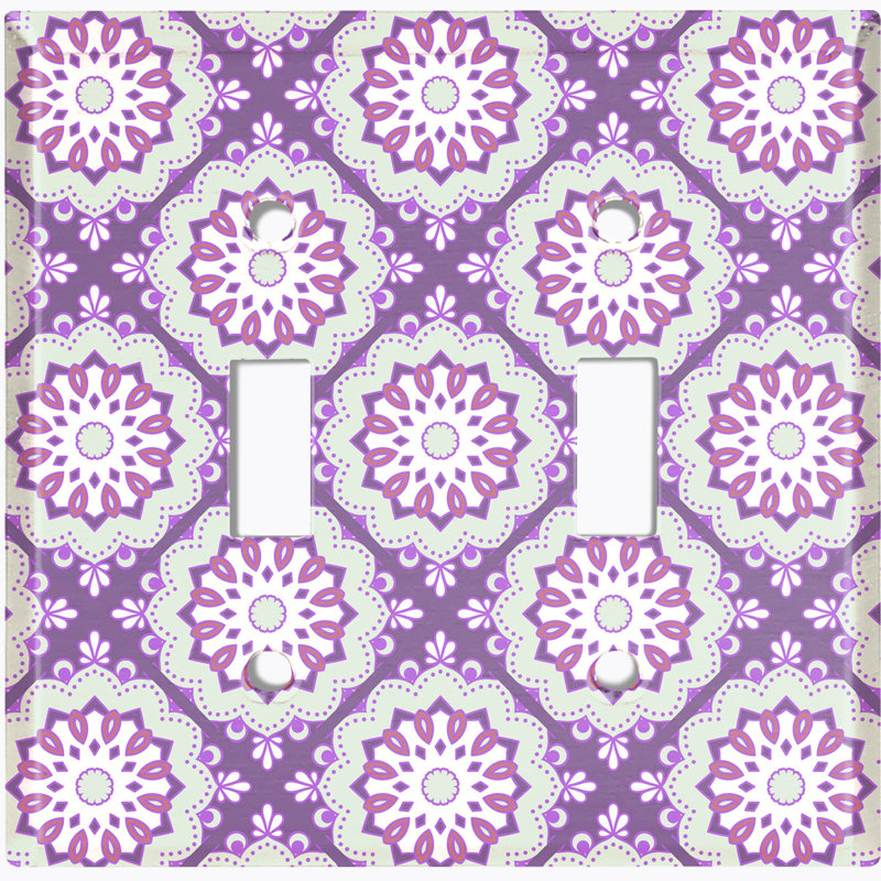 Plaque murale 2 interrupteurs à bascule