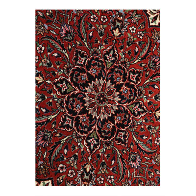Tapis rond persan bidjé fin 3 pi 6 po x 3 pi 6 po