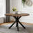 47.2" Solid Wood Round Dining Kitchen Table for 4-6 People-463709883