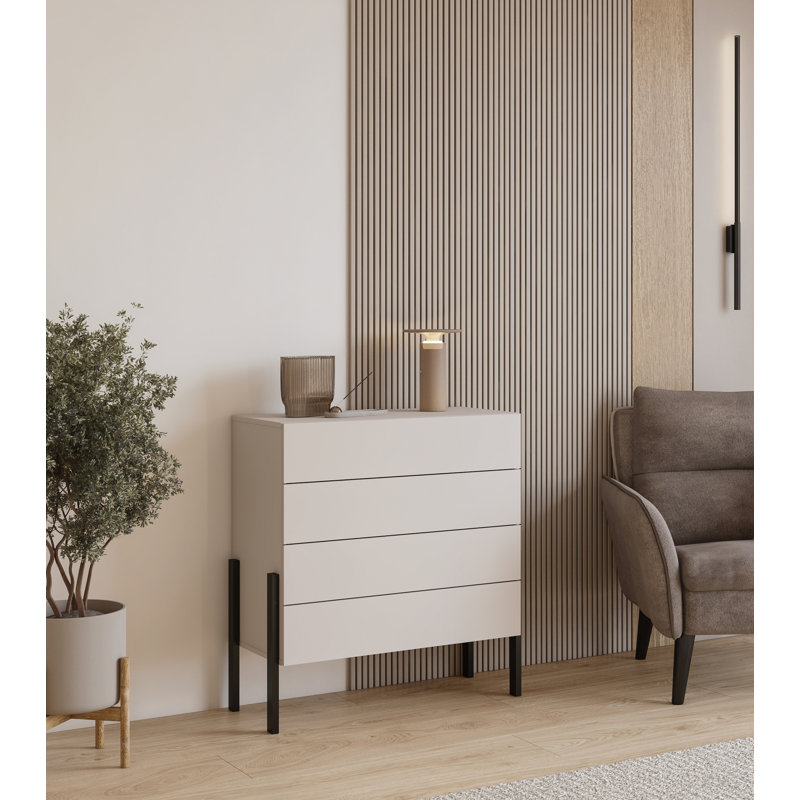 84cm W 4 - Drawer Chest of Drawers