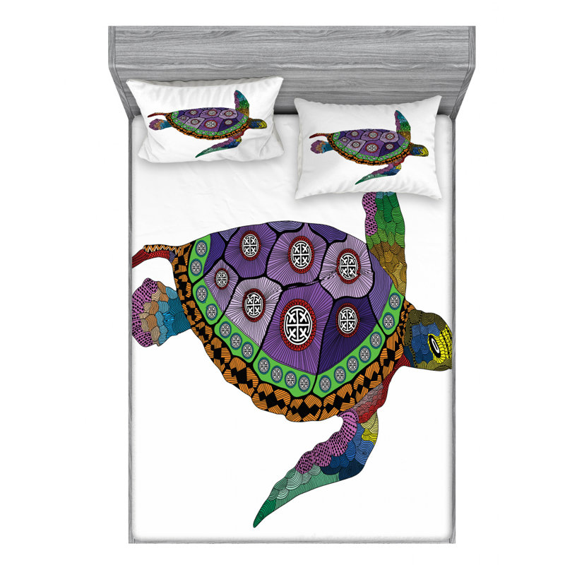 Microfiber Sheet Set, Queen Sheet Set with Fitted Sheet