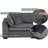 Upholstered Oversized 8 Seater Modular Sectional With Two Large Movable Ottomans & Storage Usb Ports Console-1825016193