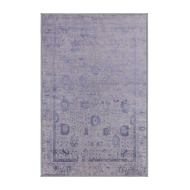 Tapis oriental gris Sharan, Tapis de couloir 2 pi x 5 pi