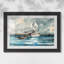 Sloop, Nassau, 1899 - Homer Winslow - Estampe encadrée sur mesure-1062901831-1062901844-1062901848