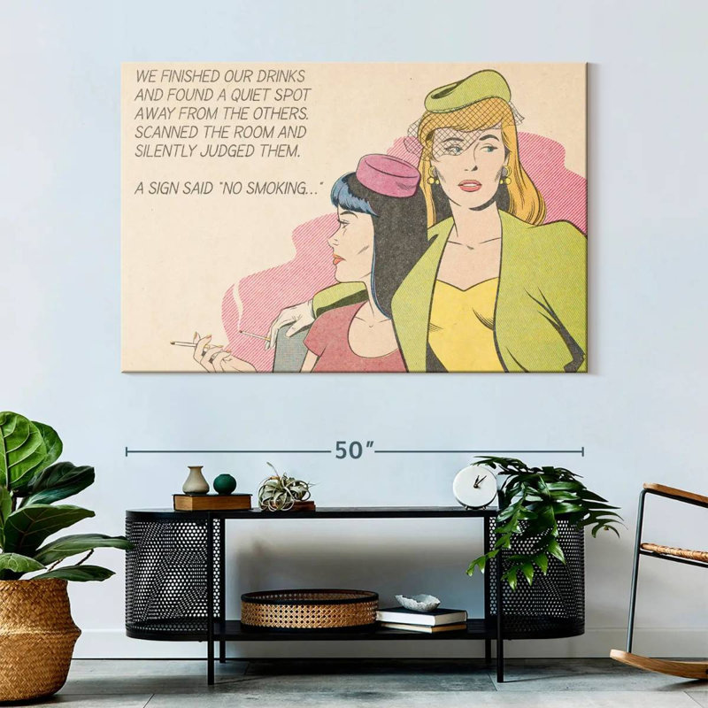 Tergel No Smoking, 34" H x 51" W