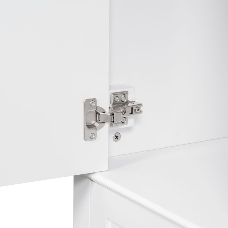 Ensemble de meuble-lavabo simple 30 po avec plateau Shamair, Blanc