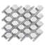 10" x 11" Marble Basketweave Mosaic Wall & Floor Tile