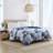 Courtepointe réversible en coton bleu Prospect Harbor Nautica-97843722