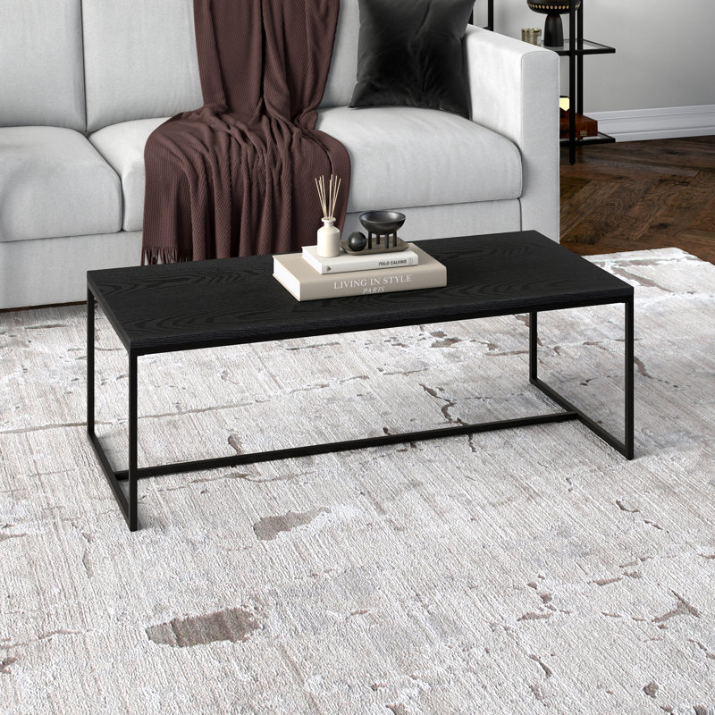 Boone Coffee Table, Black Grain