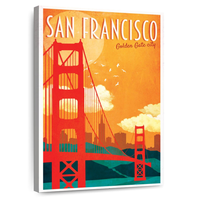 Golden Gate San Francisco, 12" H x 8" W