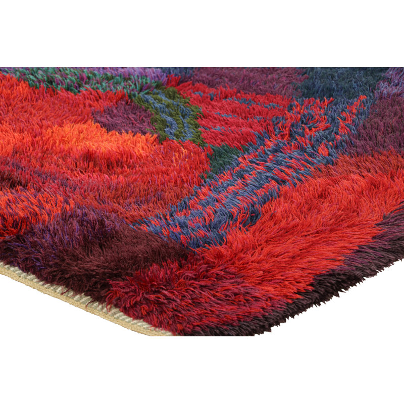 One-of-a-Kind 4’3x5’11 Hand Knotted Area Rug