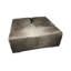 XL Square Wildebeest Ottoman