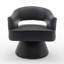 Kenzlee Upholstered Swivel Barrel Chair-2051790417