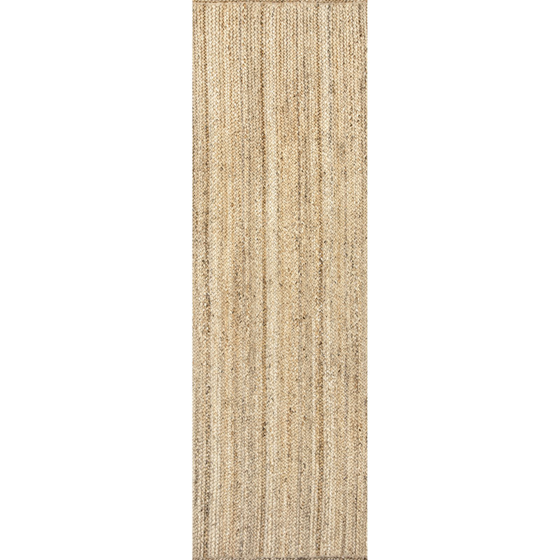 Aevry Natural Jute Area Rug, Runner 2'6" x 16'