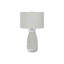 Lampe de table contemporaine en céramique avec abat-jour
