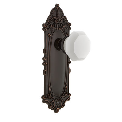 Victorian Plate with Waldorf White Milk Knob