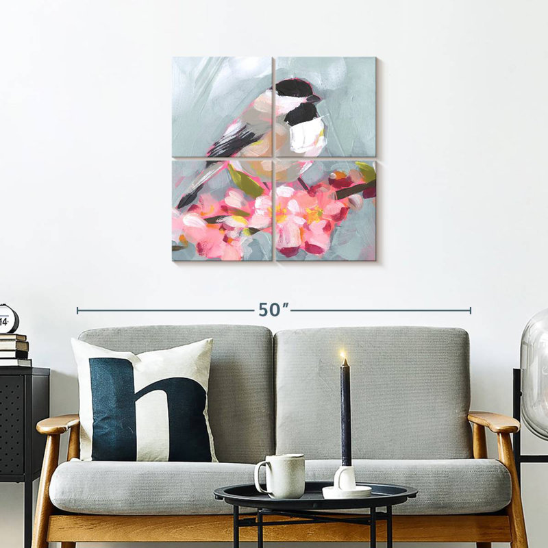Brampt Brushstroke Bird II, H 26 po x l 26 po