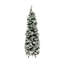5' Flocked Holiday Tree with LED Lights