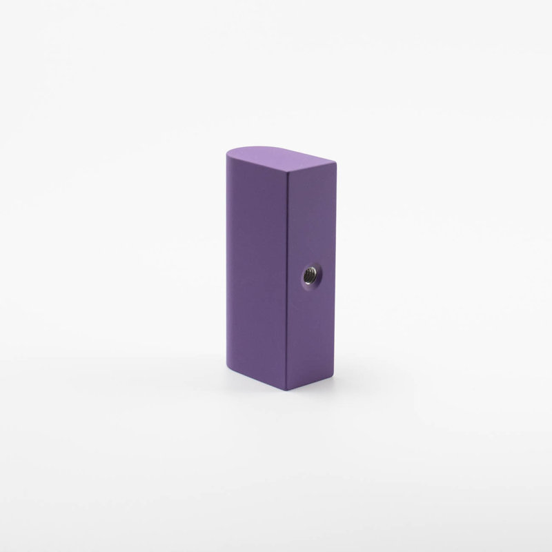 2" Length Geometric Knob, Royal (Purple)