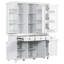 Garde-manger autoportant de 74,8 po de hauteur avec tablettes de porte-1577901156