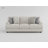 Marzbed 91.5" Modern & Contemporary Chenille Sofa with Sophisticated Nailhead Trim Accent-1921627224