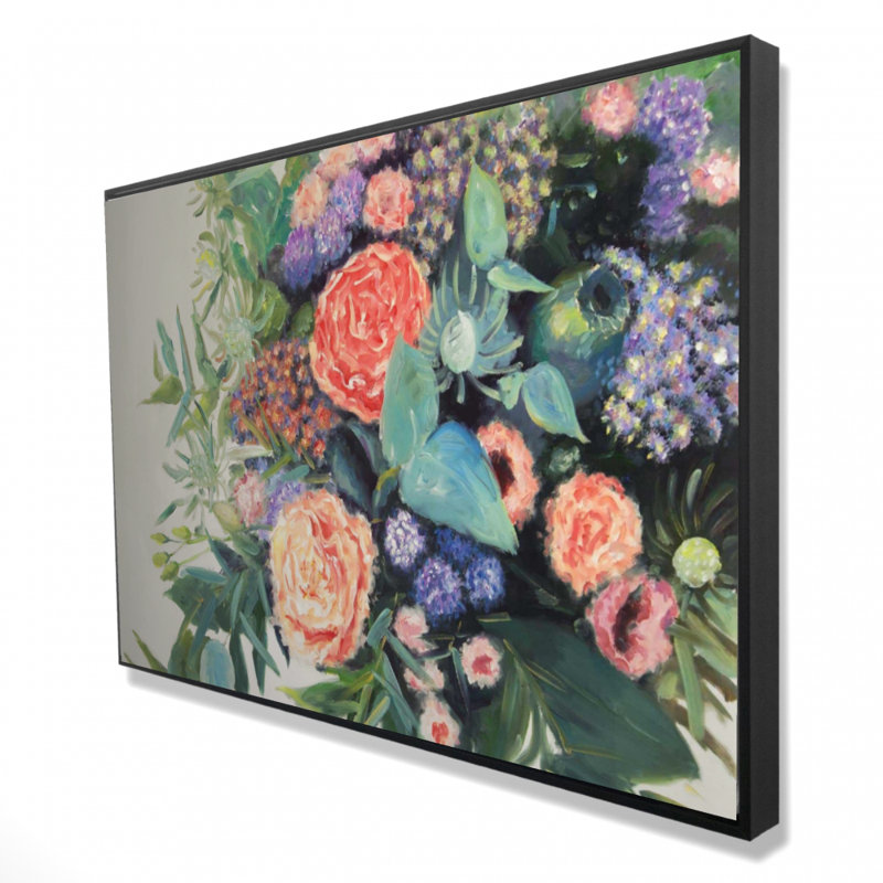 «Flowers Melody» sur toile