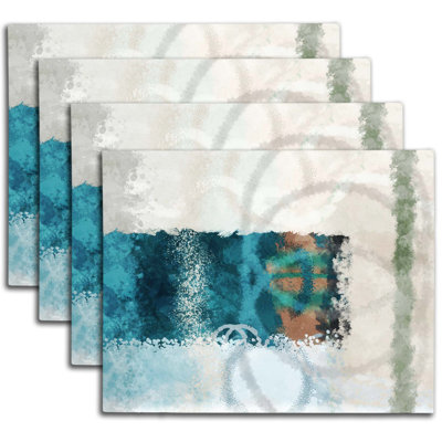 Napperon abstrait en polyester