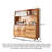63-inch Solid Cypress Standard Pantry Cabinet