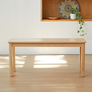 Sconiers Modern Farmhouse Rectangular Wooden Bench