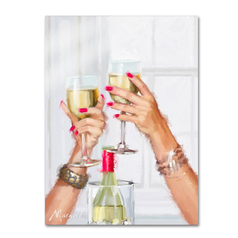 Armand «Cheers», reproduction sur toile, H 24 po x l 18 po x P 2 po