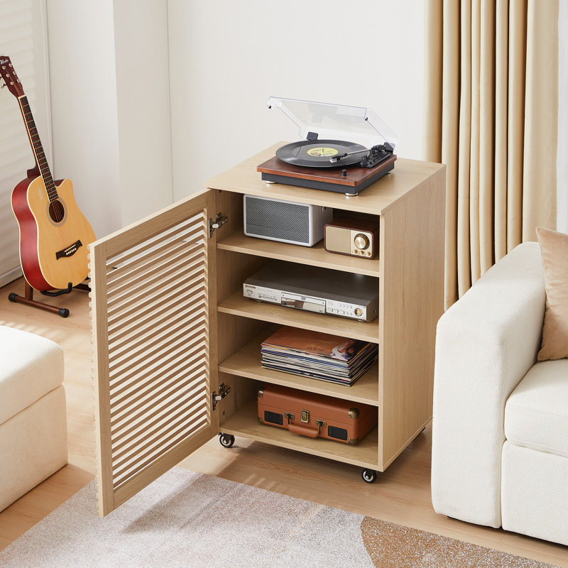 Stand Audio Cabinet, Natural